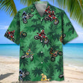 Bikergod Motorcycle Motocross Hawaii Shirt Design 3D Full Printed Sizes S - 5XL NASA448