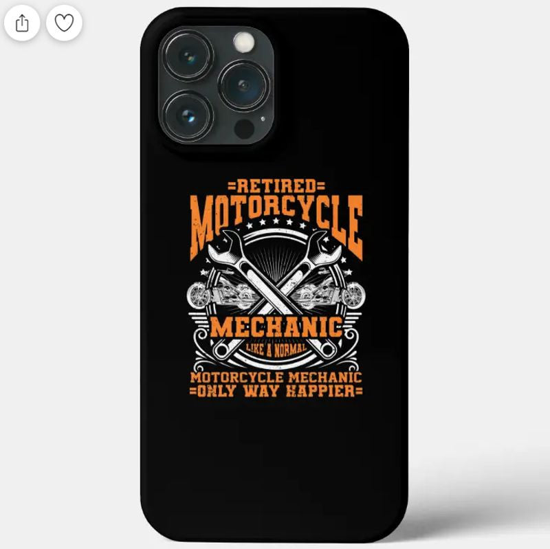 Bikergod Motorcycle Biker Retired Motorcycle Mechanic Like A Normal Phone Case Cover NMPC011