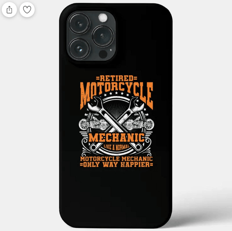 Bikergod Motorcycle Biker Retired Motorcycle Mechanic Like A Normal Phone Case Cover NMPC011