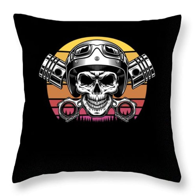 Bikergod Motorcycle Motorbike Skull Motocross Pillow Case Design 3D Full Printed NAXA130
