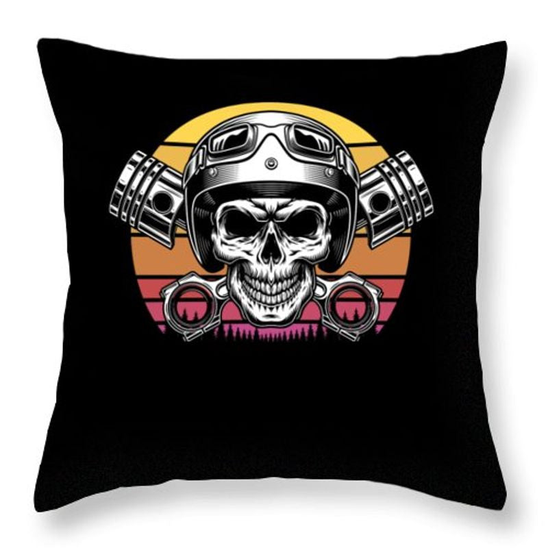 Bikergod Motorcycle Motorbike Skull Motocross Pillow Case Design 3D Full Printed NAXA130