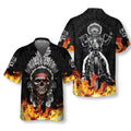 Bikergod Motorcycle Native American Hawaii Shirt Design 3D Full Printed Sizes S - 5XL NASA497
