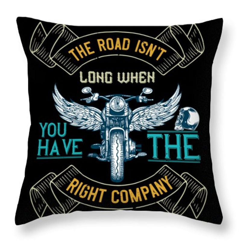 Bikergod Motorcycle The road isn't long when you have the right company Pillow Case Design 3D Full Printed TLUA12A