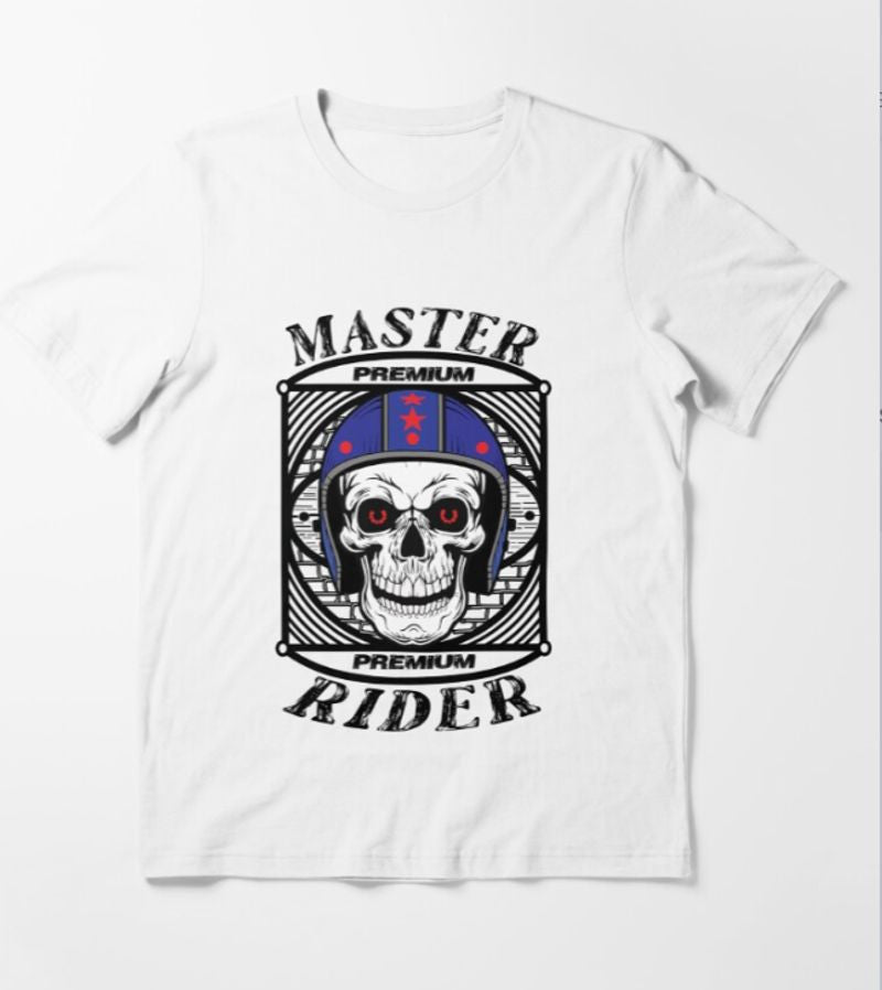Bikergod Motorcycle Master Rider T-shirt Design 2D Full Printed Sizes S - 5XL - NAKA355
