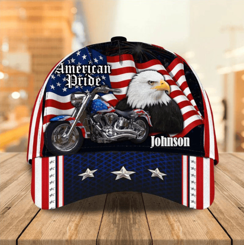 Bikergod Motorcycle Custom Name Classic Cap NMQI100