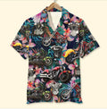 Bikergod Motorcycle Hawaii Shirt Design 3D Full Printed Sizes S - 5XL NAIA323