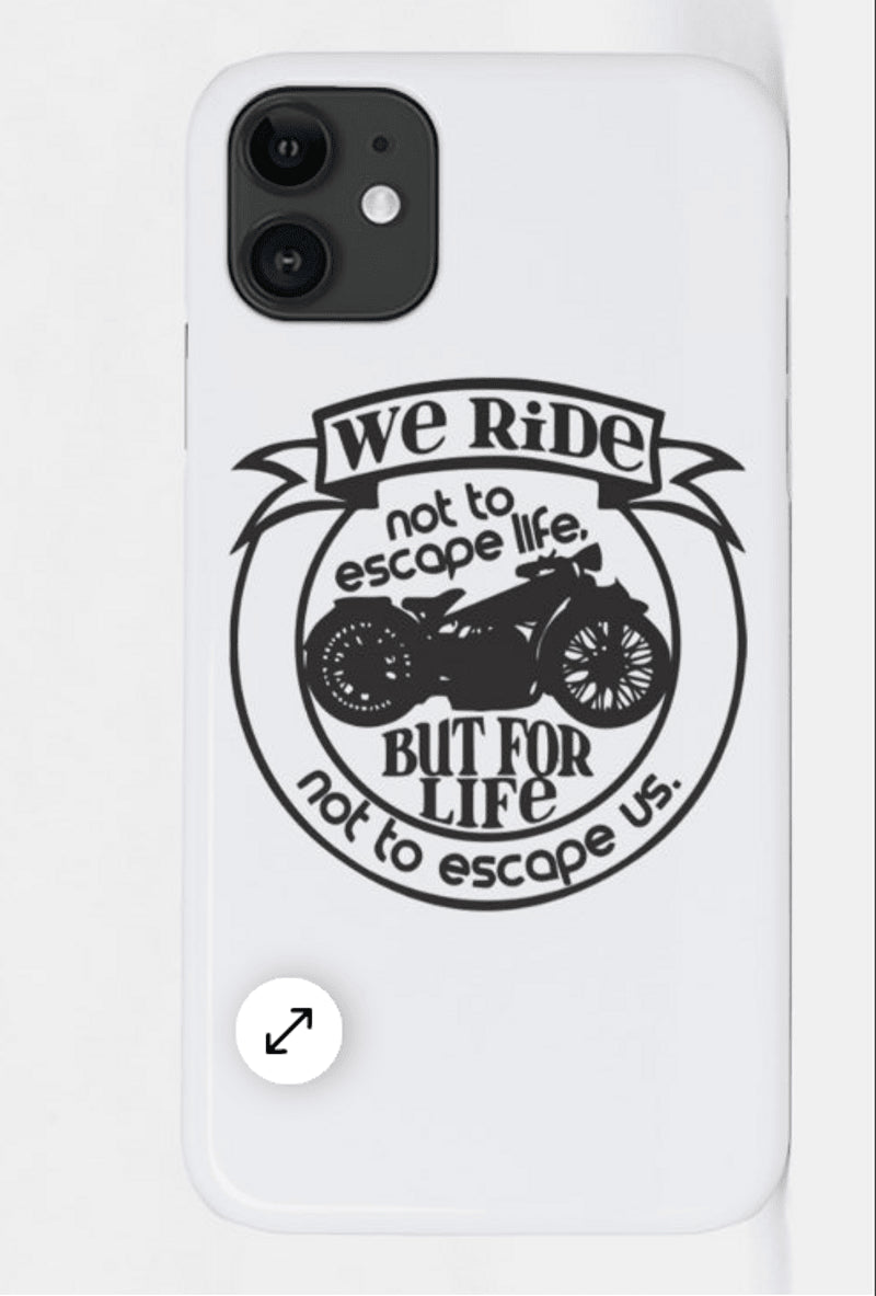 Bikergod Motorcycle Biker We Ride Not To Escape Life But For Life Not to Escape Us Phone Case Cover TLQA430