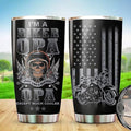 Bikergod Motorcycle I'm Biker Opa Just Like A Normal Opa Except Much Cooler Stainless Steel 20 Oz Tumbler- NAIA316