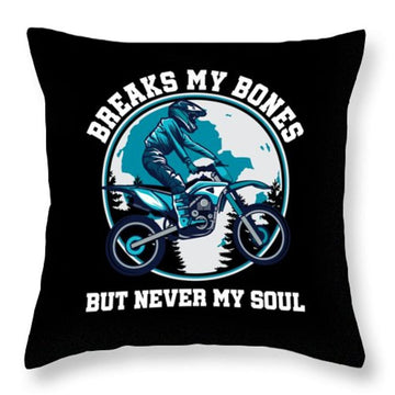 Bikergod Motorcycle Breaks My Bones Pillow Case Design 3D Full Printed NAXA113