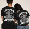 Bikergod Motorcycles Christian Biker I Ride With Jesus T-Shirt Design 2D Full Printed Sizes S - 5XL - NAEA262