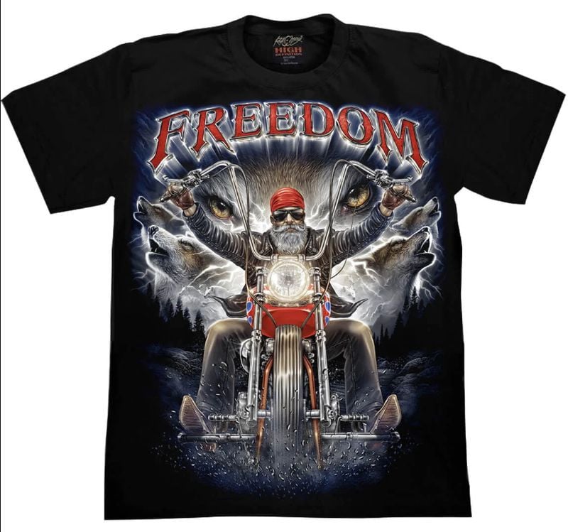 Bikergod Motorcycles Chopper Biker T-shirt Design 3D Full Printed Sizes S - 5XL - NADA262