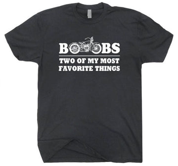 Bikergod Motorcycles Boobs T-shirt Design 2D Full Printed Sizes S - 5XL - NAEA261