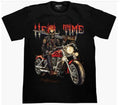 Bikergod Motorcycles Hell Time T-shirt Design 3D Full Printed Sizes S - 5XL - NADA250