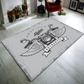 Bikergod Motorcycle Biker American Rider Rug Home Floor Decor NACA88