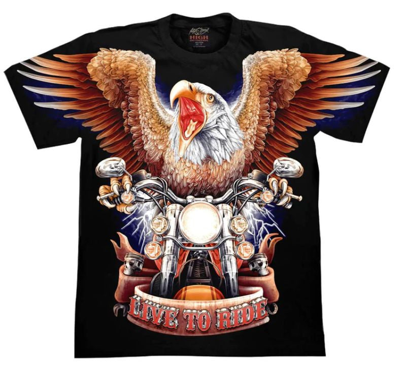 Bikergod Motorcycles Wings Motorbike T-shirt Design 3D Full Printed Sizes S - 5XL - NADA248
