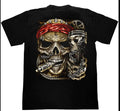 Bikergod Motorcycles Skull T-shirt Design 3D Full Printed Sizes S - 5XL - NADA261