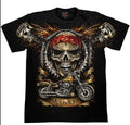 Bikergod Motorcycles Skull T-shirt Design 3D Full Printed Sizes S - 5XL - NADA261