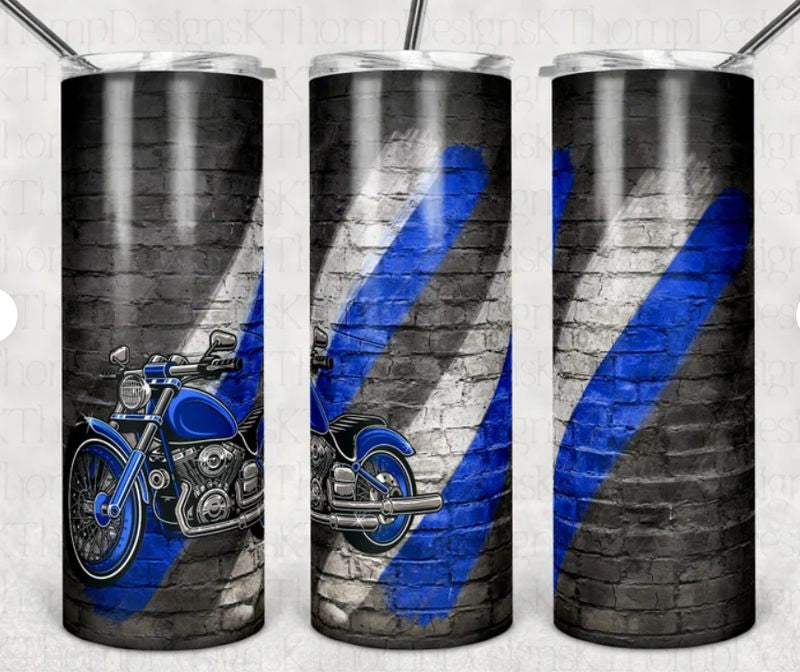Bikergod Motorcycle Stainless Steel 20 Oz Straight Cup- NACA23