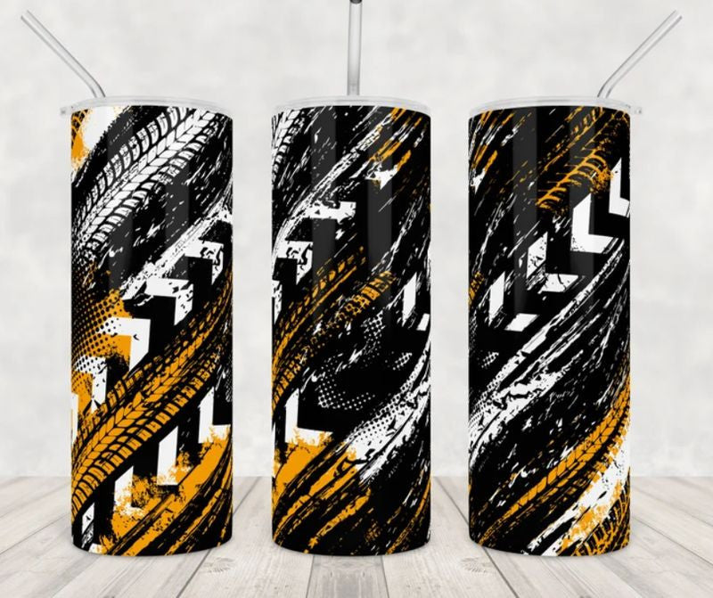 Bikergod Motorcycle Racing Stainless Steel 20 Oz Straight Cup- NACA26