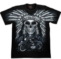 Bikergod Motorcycles Skull Indian T-shirt Design 3D Full Printed Sizes S - 5XL - NADA260