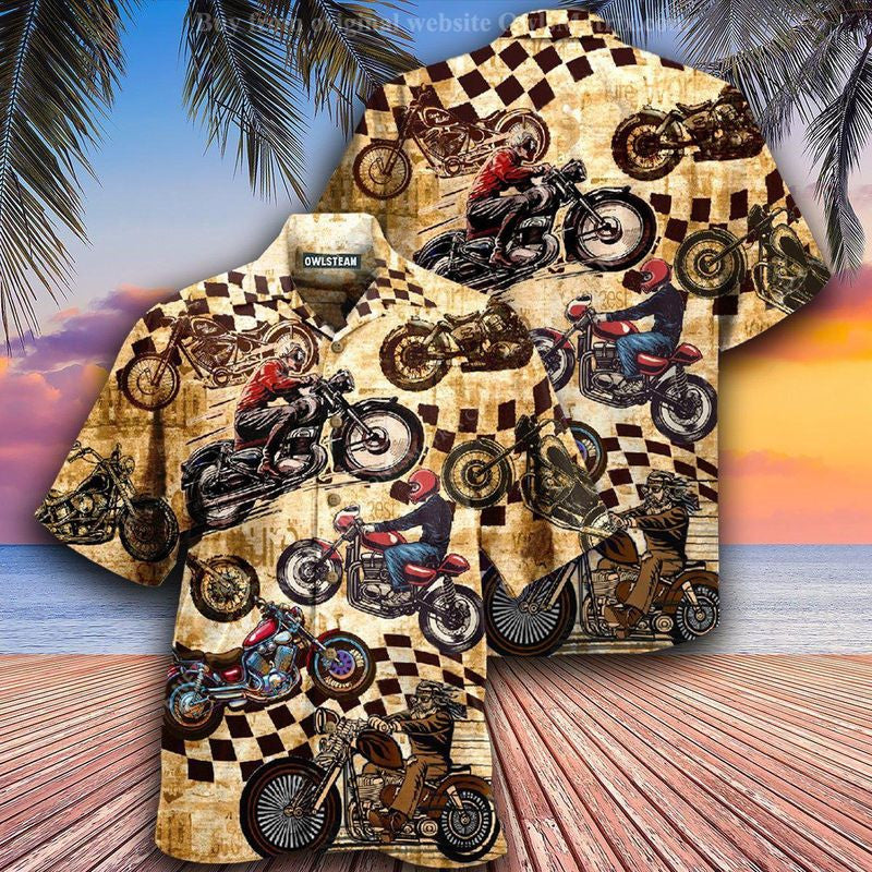 Bikergod Motorcycle Hawaii Shirt Design 3D Full Printed Sizes S - 5XL NAAK213