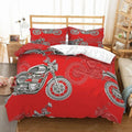 Bikergod Motorcycle Bedding Set Cover Design 3D - NAAH52
