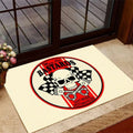Bikergod Motorcycle Mean Old Bastards Hot Rods Motorcycles Doormat NACA102