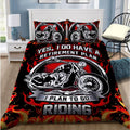 Bikergod Motorcycle Retirement Plan Bedding Set Cover Design 3D - NAAH37