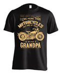 Bikergod Motorcycle BEING A GRANDPA T-shirt Design 2D Full Printed Sizes S - 5XL - NAAH90