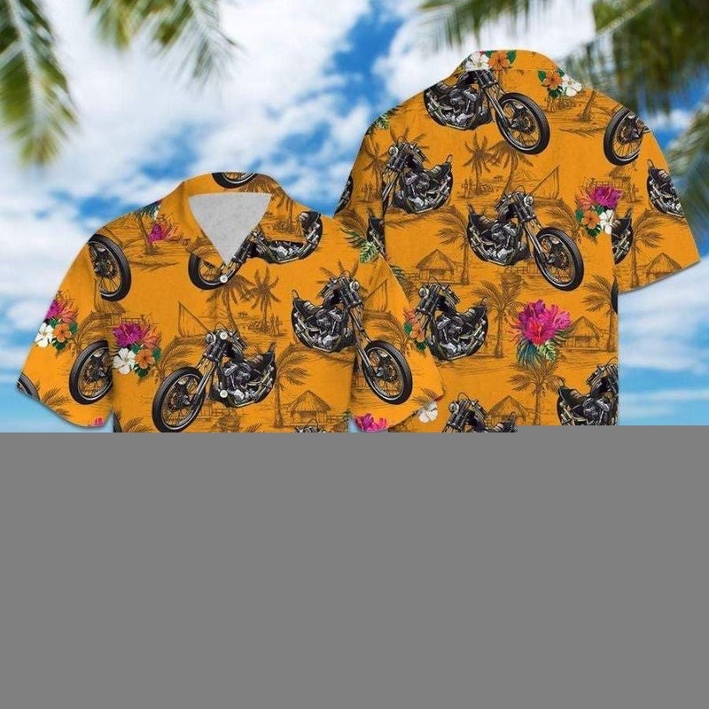 Bikergod Motorcycle Hawaii Shirt Design 3D Full Printed Sizes S - 5XL NAAK201