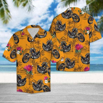 Bikergod Motorcycle Hawaii Shirt Design 3D Full Printed Sizes S - 5XL NAAK201