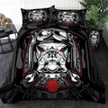 Bikergod Motorcycle Bulldog  Bedding Set Cover Design 3D - NAAH66