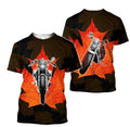 Bikergod Canada Motorcycle T-shirt Design 3D Full Printed Sizes S - 5XL - NABA222