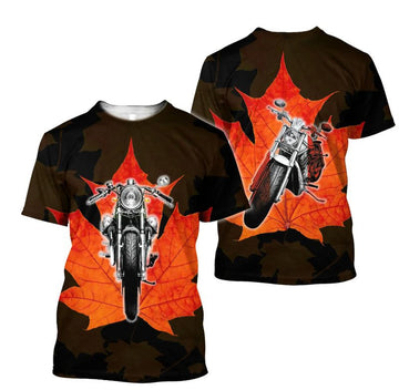 Bikergod Canada Motorcycle T-shirt Design 3D Full Printed Sizes S - 5XL - NABA222