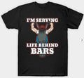 Bikergod Motorcycles I'm Serving Life Behind Bars T-shirt Design 2D Full Printed Sizes S - 5XL - NAAL295