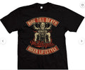 Bikergod Motorcycle Biker Lifestyles, Ride Till Death T-shirt Design 2D Full Printed Sizes S - 5XL - NAAH15