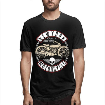 Bikergod Motorcycles New York Motorcycle Skull T-shirt Design 2D Full Printed Sizes S - 5XL - NADA185