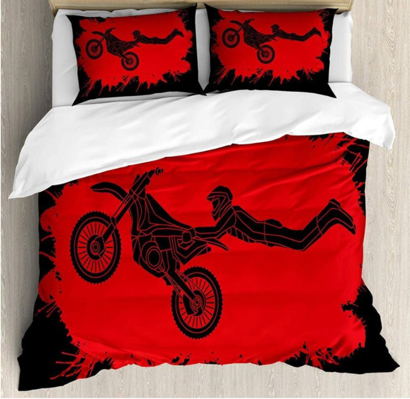 Bikergod Motorcycle Bedding Set Cover Design 3D - NAAH56