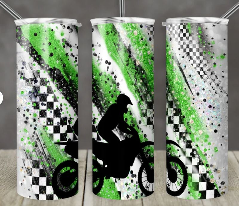 Bikergod Motorcycle Biker Racing Stainless Steel 20 Oz Straight Cup- NACA39