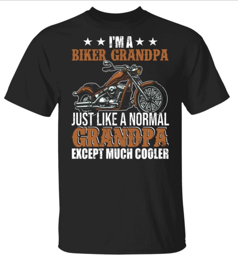 Bikergod Motorcycle Vintage Biker Grandpa T-shirt Design 2D Full Printed Sizes S - 5XL - NAAM84