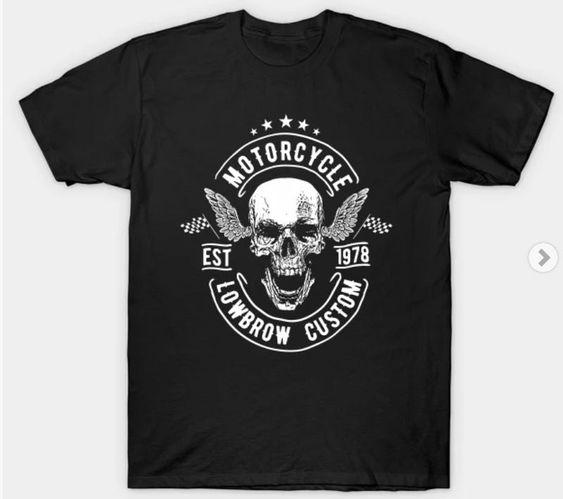 Bikergod Motorcycles RETRO VINTAGE MOTORCYCLE T-shirt Design 2D Full Printed Sizes S - 5XL - NABA154