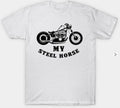 Bikergod Motorcycles My steel horse T-shirt Design 2D Full Printed Sizes S - 5XL - NAAL289