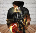 Bikergod Motorcycle Biker Skull Hoodie Design 3D Full Printed Sizes S - 5XL - NAAM98