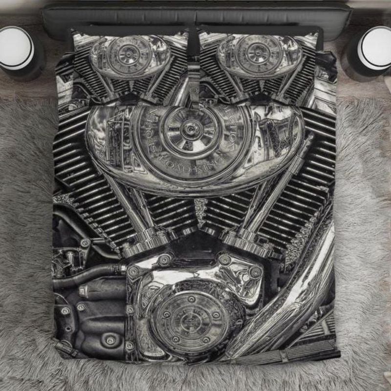 Bikergod Motorcycle Bedding Set Cover Design 3D - NAAH45