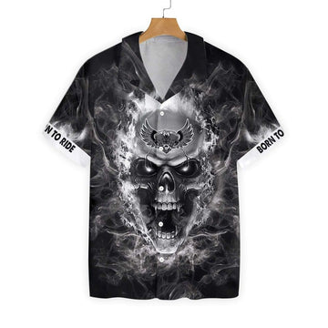 Bikergod Motorcycle Hawaii Shirt Design 3D Full Printed Sizes S - 5XL NAAK205