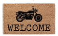 Bikergod Motorcycle Welcome Motorcycle Lovers Doormat NACA72