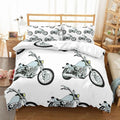 Bikergod Motorcycle Bedding Set Cover Design 3D - NAAH53