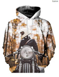 Bikergod Motorcycle Biker Girl Hoodie Design 3D Full Printed Sizes S - 5XL - NAAM97