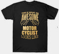 Bikergod Motorcycles This Is What An Awesome Motorcyclist T-shirt Design 2D Full Printed Sizes S - 5XL - NAAL311