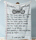 Bikergod Motorcycle Daddy's Blanket NAAH80